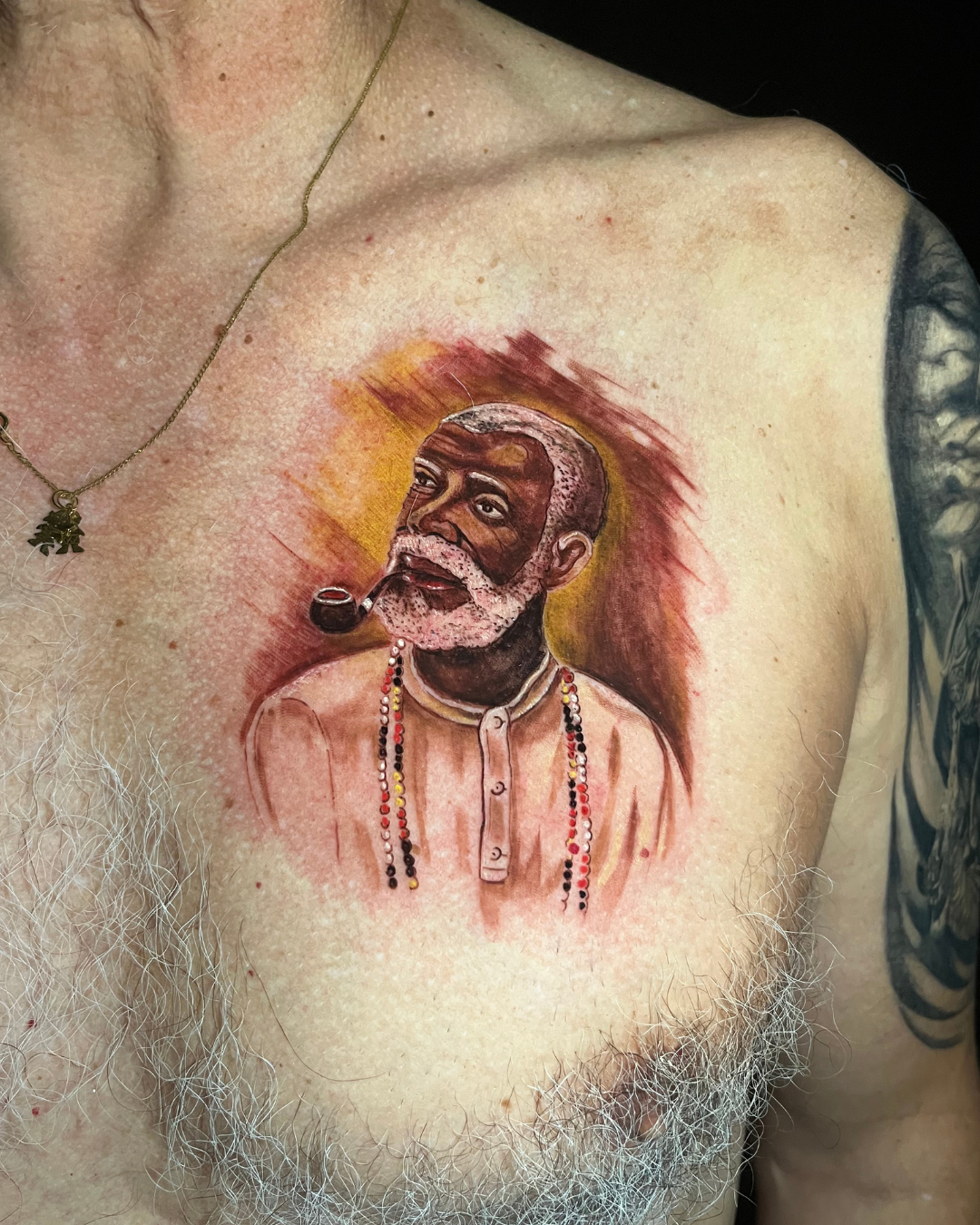tatuagem masculina, tatuagem masculino, tatuagem, realismo, tattoo, piercing, foto de tatuagens masculinas, luzart, preto e cinza, tatuagem no braço masculino - 18