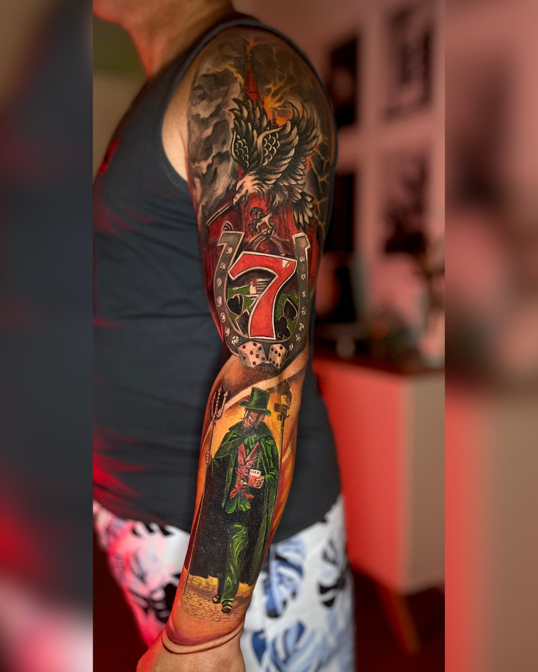 tatuagem colorida, tatuagem masculina, tatuagem, realismo, tattoo, tatuagem desenho, tatuagem feminina, tatuagem delicada, tatuagem no braço masculino - 15